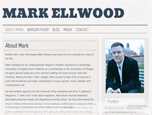 Tablet Screenshot of mark-ellwood.com